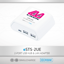 eSTS-2UE - Samsung Tablet 2 x USB Ethernet Adapter 