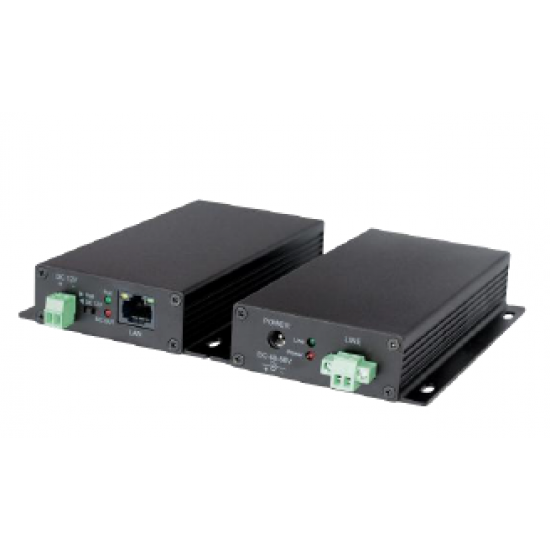 OT-PLC601POE-2P - Single Port PoE Ethernet Extender 