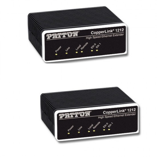 CL1212 CopperLink Ultra High-Speed Copper Ethernet Extender 168 Mbps