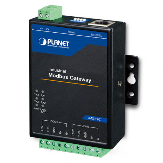 IMG-120T - Industrial 2-port RS422/485 Modbus Gateway