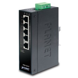 ISW-501T - 5-Port 10/100TX Industrial Fast Ethernet Switch (-40~75 degrees C operating temperature)