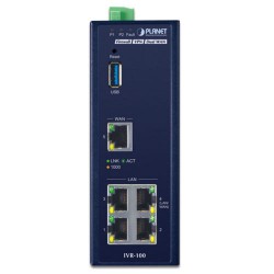 IVR-100 Industrial 5-Port 10/100/1000T VPN Security Gateway