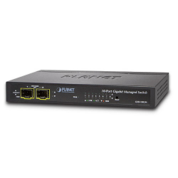 GSD-1002M - 8-Port 10/100/1000Mbps + 2-Port 100/1000X SFP Managed Desktop Switch