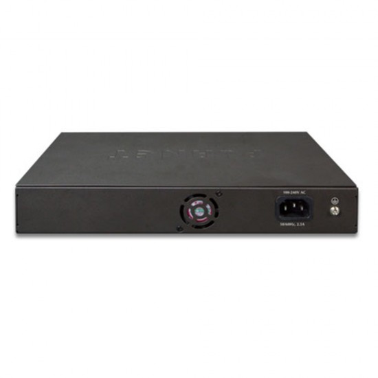 GSD-1222VHP 8-Port 10/100/1000T 802.3at PoE + 2-Port 10/100/1000T + 2-Port 1000X SFP Ethernet Switch w/ PoE LCD Monitor