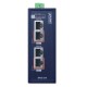 IPOE-270 Industrial 2-port Multi-Gigabit 802.3bt PoE++ Injector Hub  (48 to 56VDC Input)