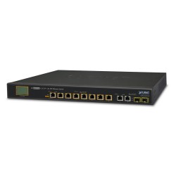 GSW-1222VUP 8-Port Ultra PoE Switch + 2-Port SFP w/ LCD PoE Monitor (380W) 